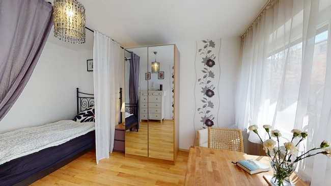 Gemütliche 1-Zimmer-Wohnung mit Balkon in zentraler, ruhiger Lage, Nähe Westpark, 81369 München, Etagenwohnung