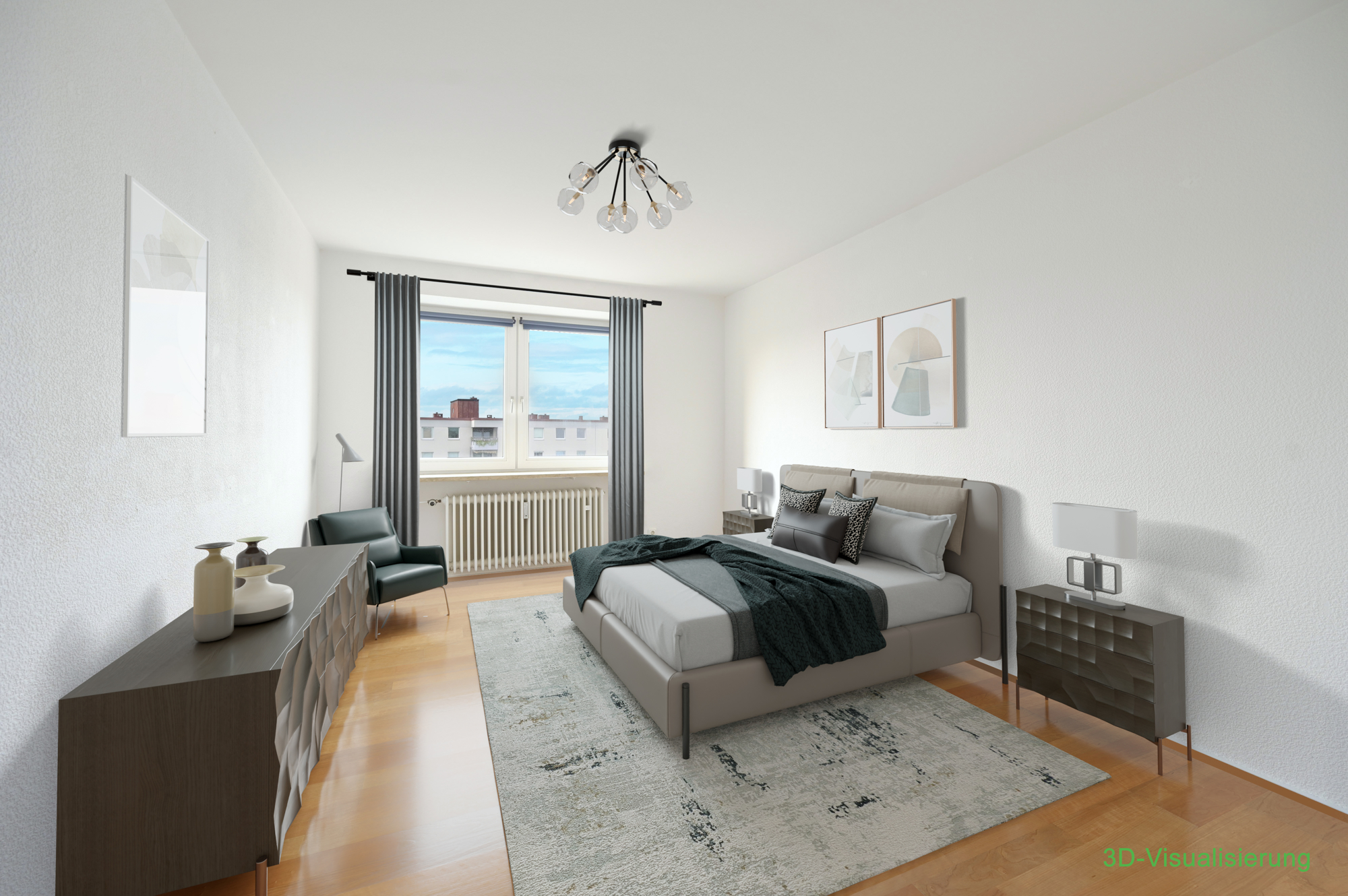 Schlafzimmer Visualisierung