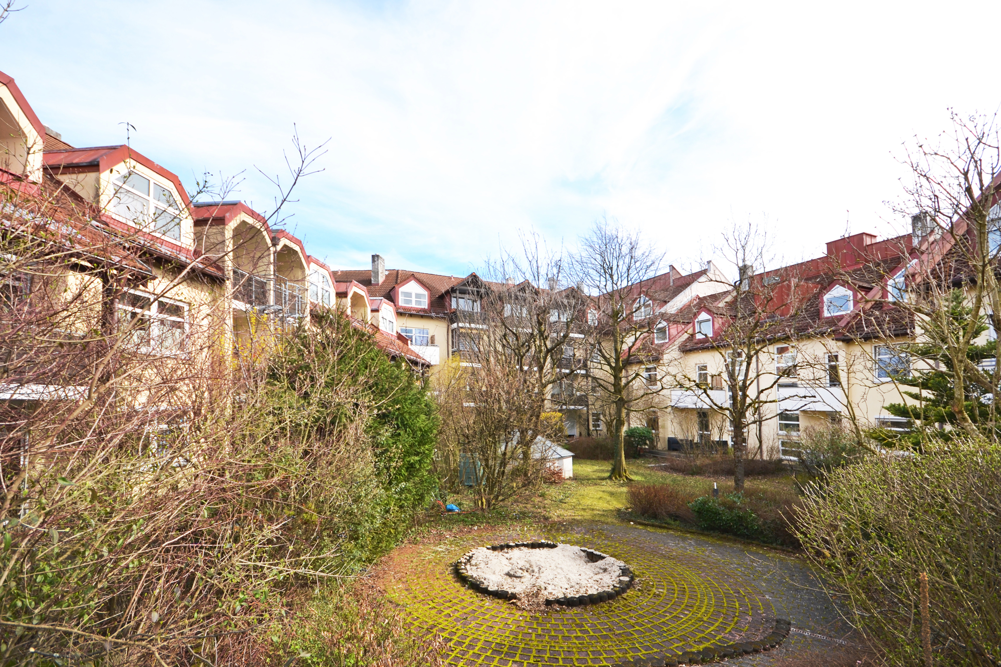 Ruhiger Innenhof