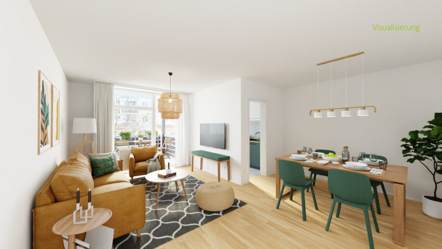 Gut geschnittene 2-Zimmer-Etagenwohnung mit Gestaltungspotenzial, nahe Ortszentrum und S-Bahn, 82008 Unterhaching, Etagenwohnung