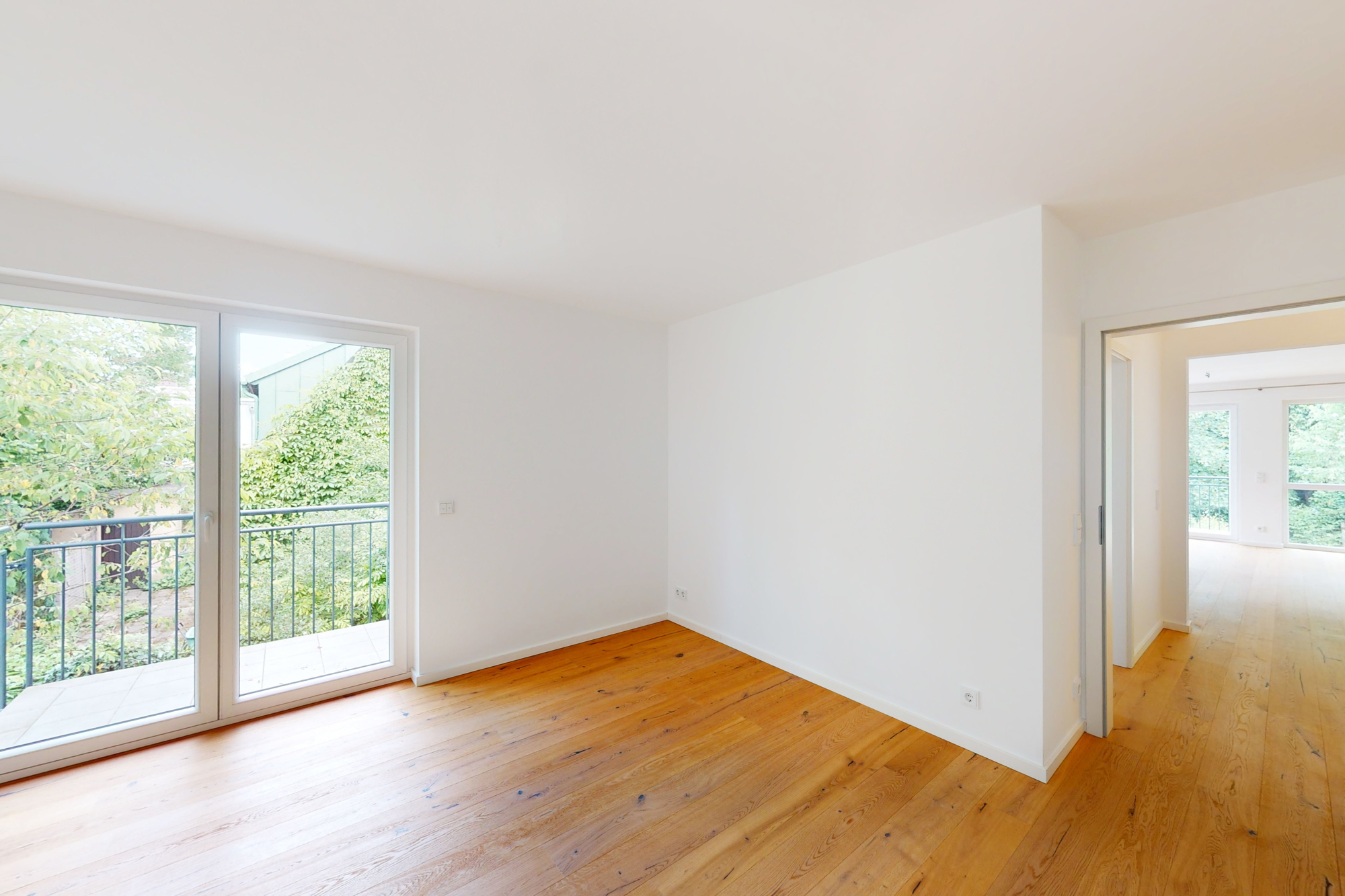 Schlafzimmer mit Balkon